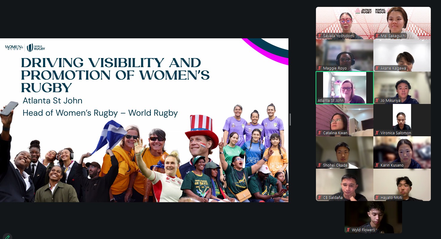 Atlanta St John氏から女子ワールドカップ2025に関するセッション