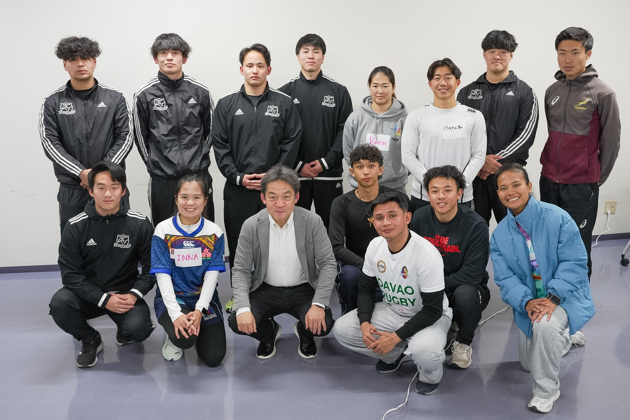 15人制男子日本代表チームディレクター の永友氏と