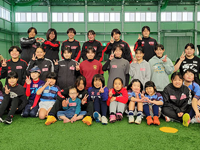 女子活動拠点（都道府県ごとに実施）宮崎・群馬